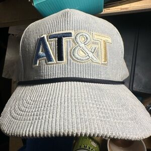 Blue AT&T Corduroy Cap